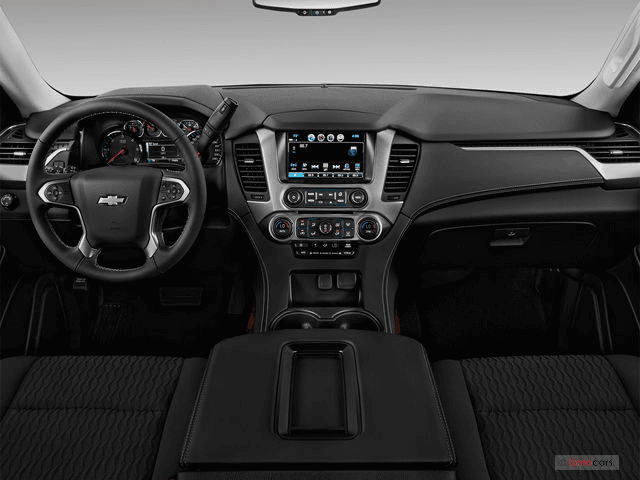 Black Suburban 2020 interior